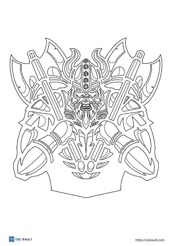 Viking coloring pages