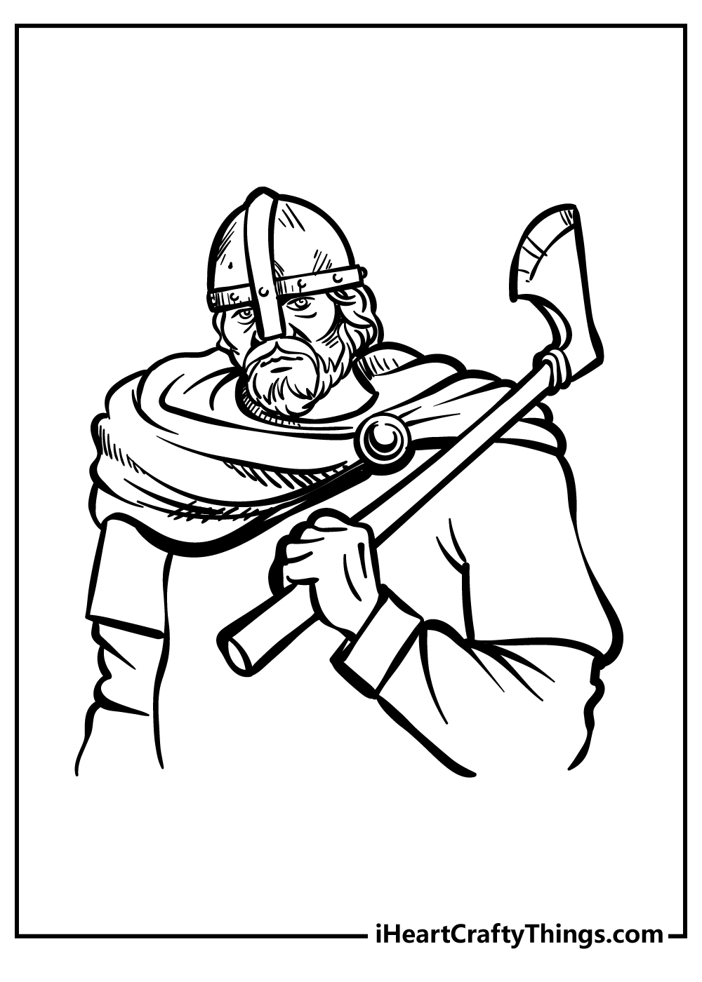 Viking coloring pages free printables