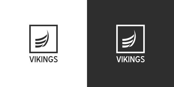 Vikings logo pictures stock illustrations royalty