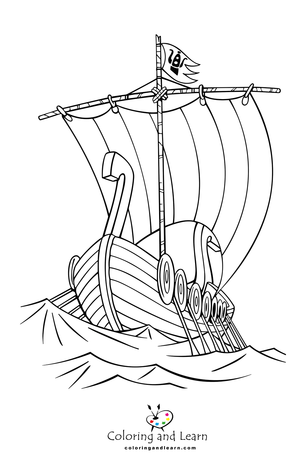 Vikings coloring pages