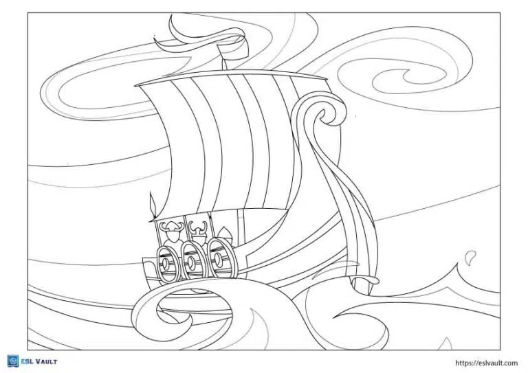 Viking coloring pages