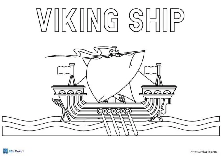 Viking coloring pages