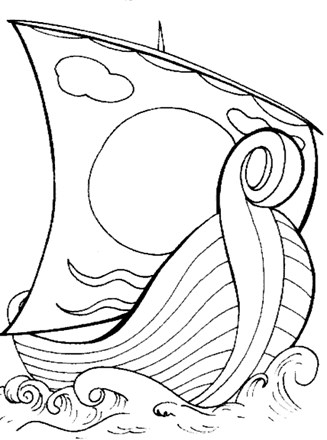 Vehicles coloring page