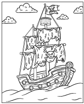 Viking warrior coloring picture