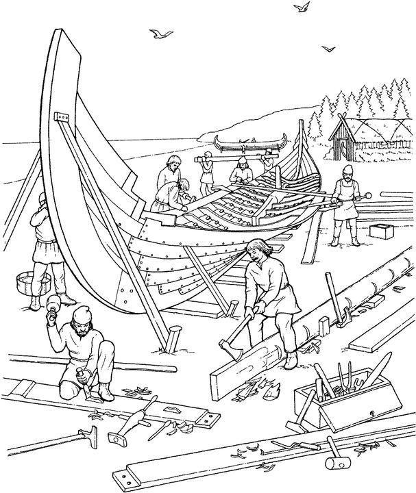 Fun viking activites for kids viking ship vikings coloring pages