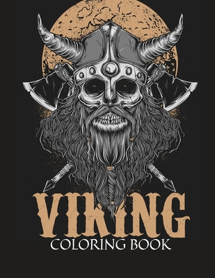 Viking coloring book vikings colouring pages with nordic warriors berserkers and more great for kids or young adults paperback parnassus books