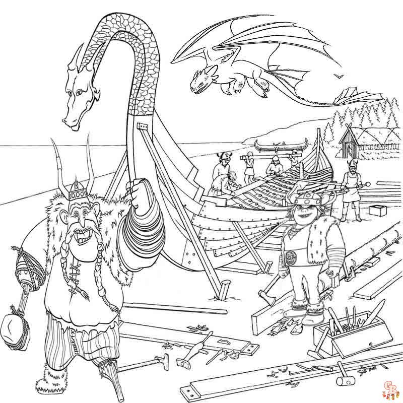 Viking coloring pages free printable sheets for kids