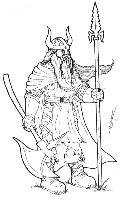 Viking characters â free printable coloring pages