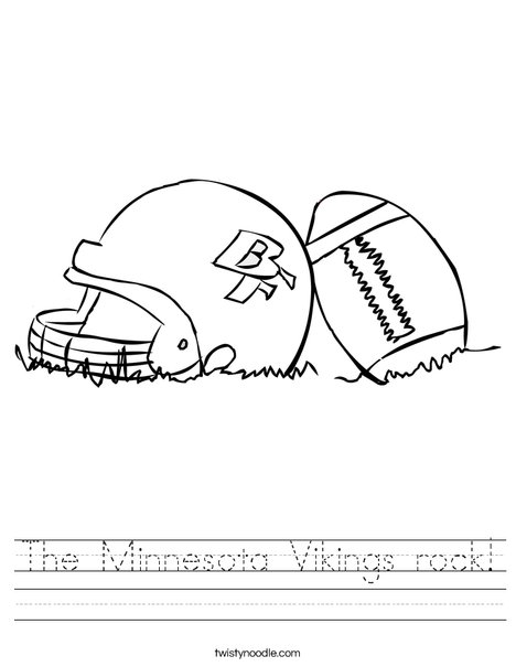 The minnesota vikings rock worksheet