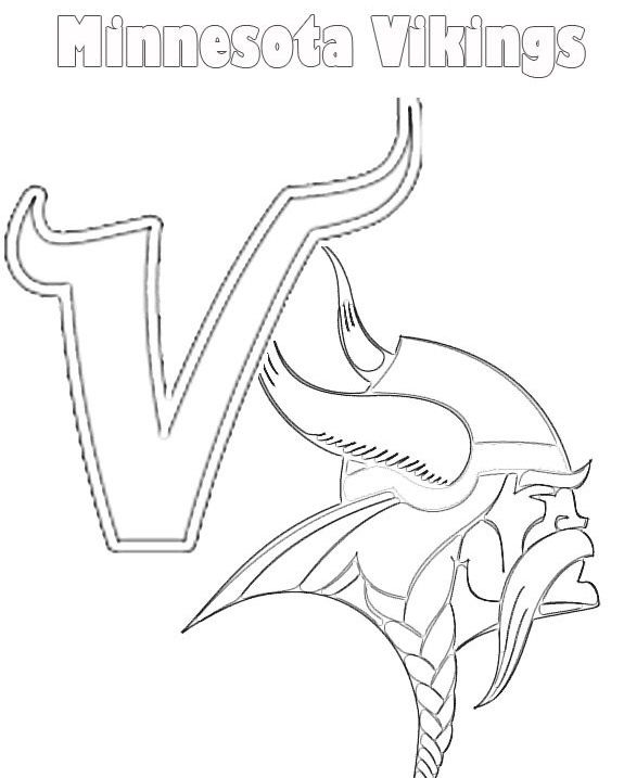 Pin by patrick v on nfl logos viking logo minnesota vikings logo coloring pages