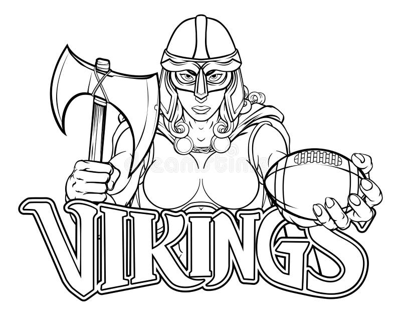 Vikings football stock illustrations â vikings football stock illustrations vectors clipart