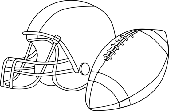 Collection of football helmet coloring pages printable