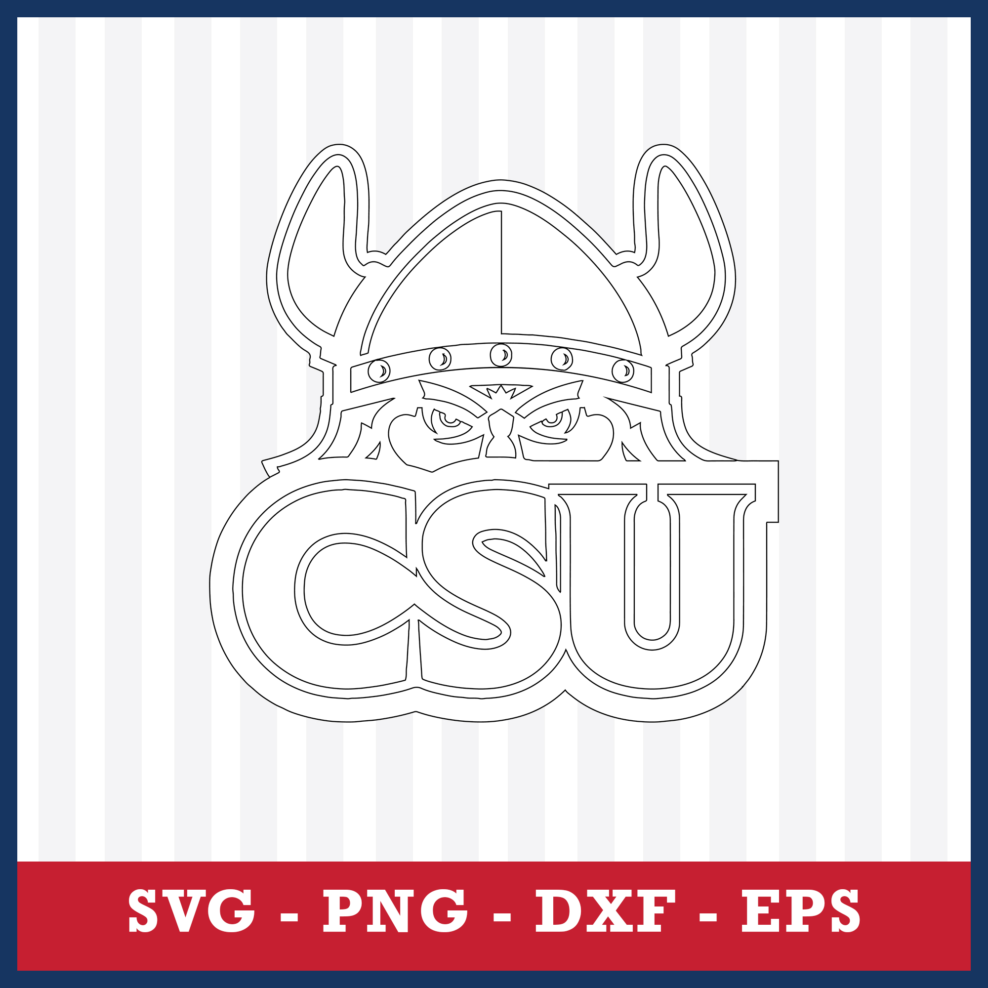 Logo cleveland state vikings white svg cleveland state viki