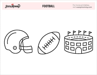 Hike hike score big with these football coloring pages