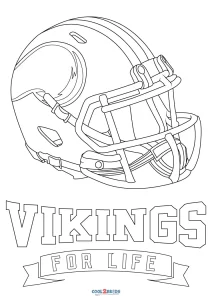 Free printable minnesota vikings coloring pages for kids