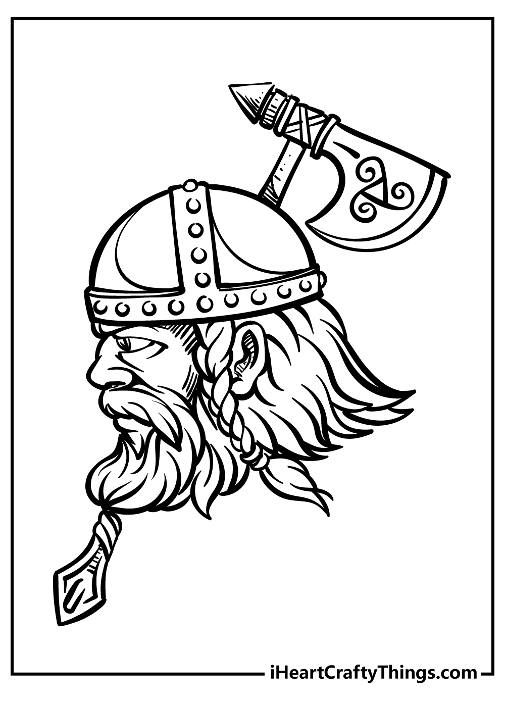 Viking coloring pages free printables