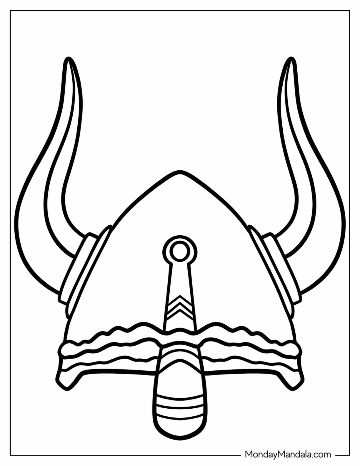 Viking coloring pages free pdf printables