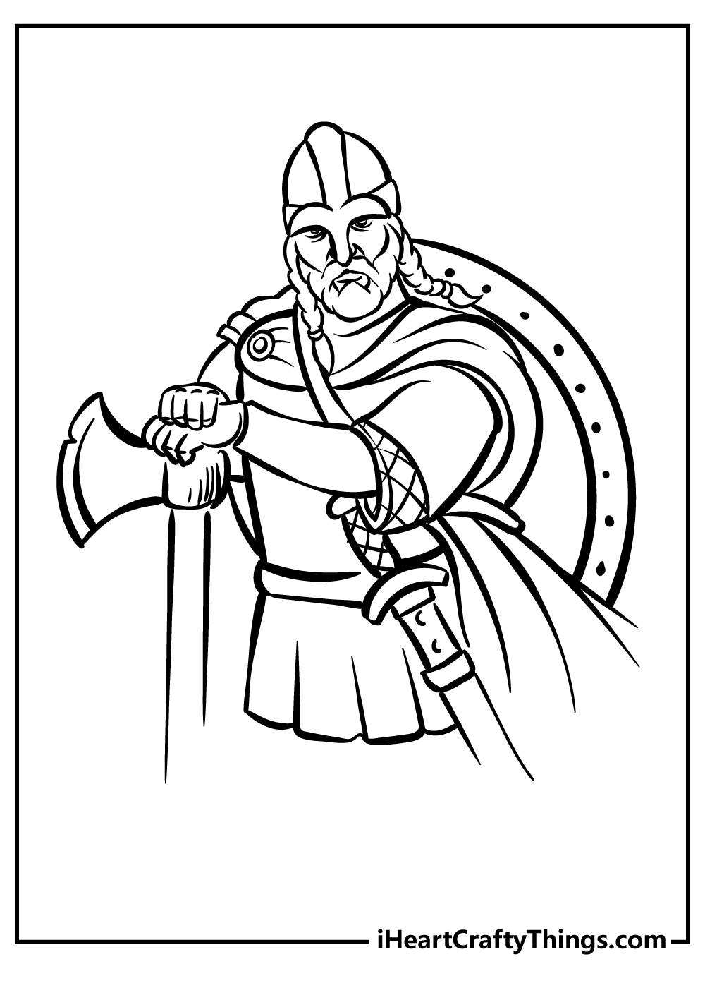 Viking coloring pages free printables