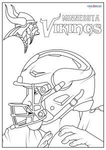 Free printable minnesota vikings coloring pages for kids