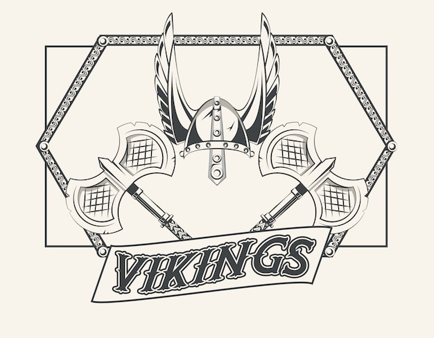 Page vikings helmet vectors illustrations for free download