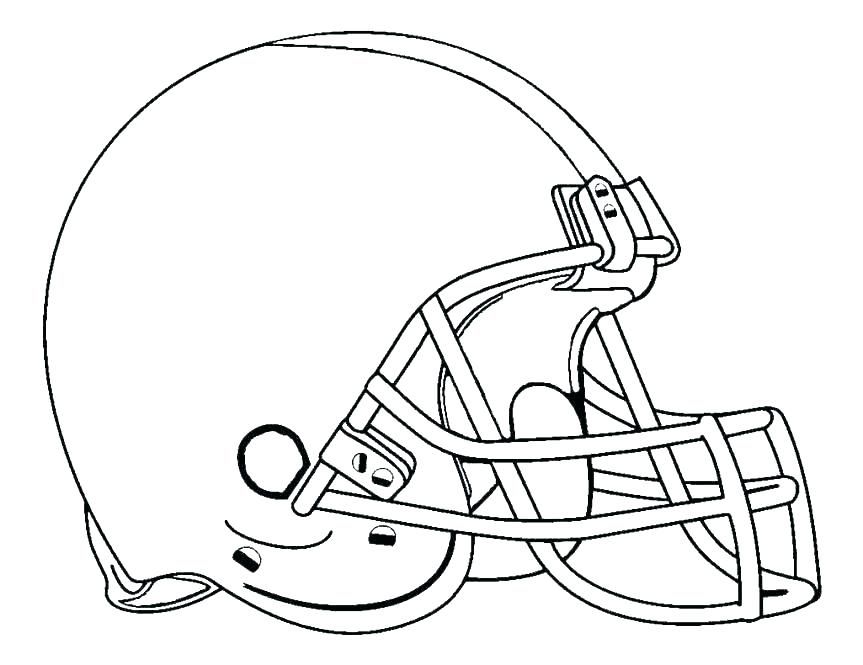 Printable football coloring pages