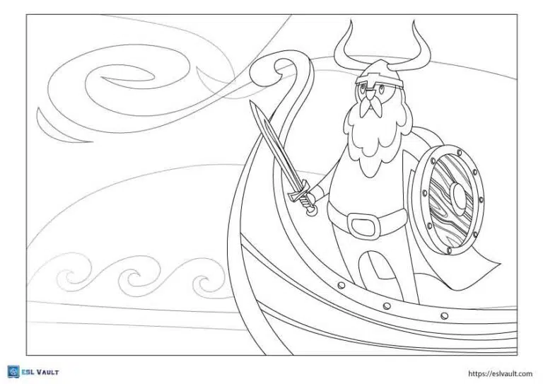 Viking coloring pages