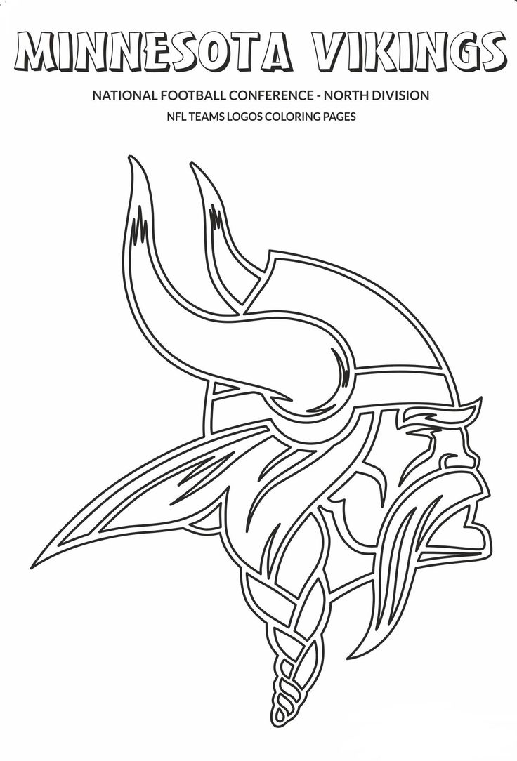 Printable minnesota vikings coloring pages pdf