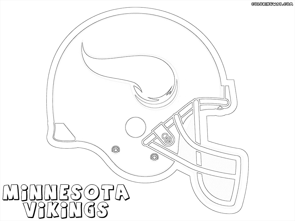 Vikings football helmet coloring pages vikings football helmet nfl vikings football coloring pages