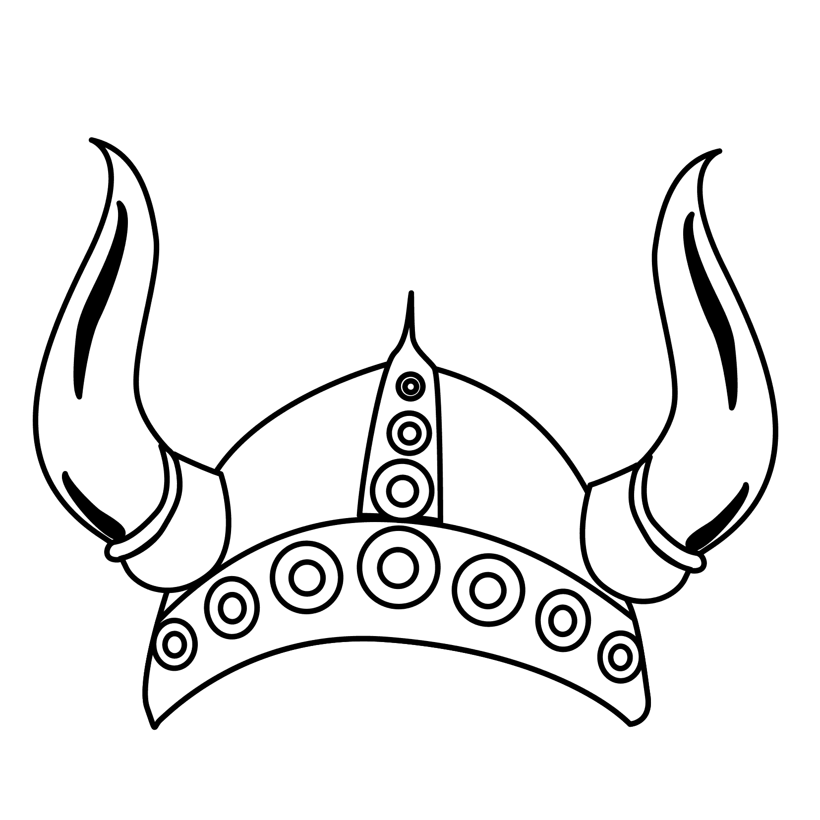 Ienrtgif ã viking hat coloring pages viking helmet