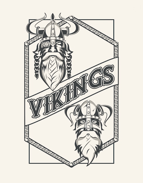 Page viking logo vectors illustrations for free download