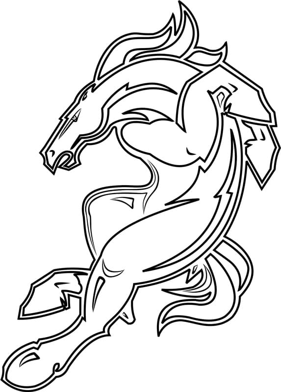 Minnesota vikings logo with helmet coloring page