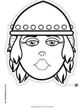 Make yourself a mask of one of the fiercest seafaring warriors on the planet this viking mask coloring page includes a domedâ colorier masque activitã manuelle