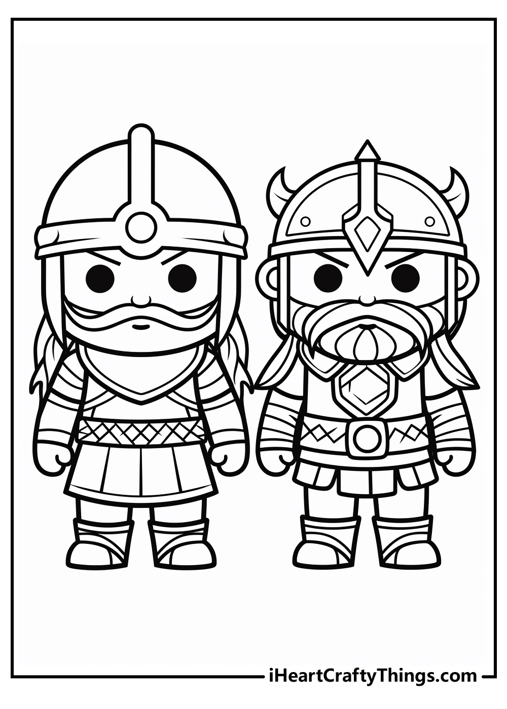 Viking coloring pages free printables