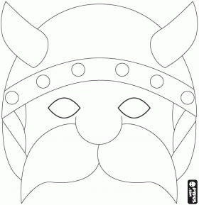 Viking mask coloring page biglietti auguri fai da te compleanno disegni di mandala da colorare maschere di supereroi