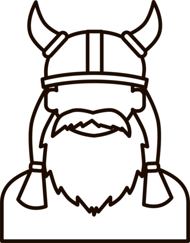 Viking coloring page free printable coloring pages