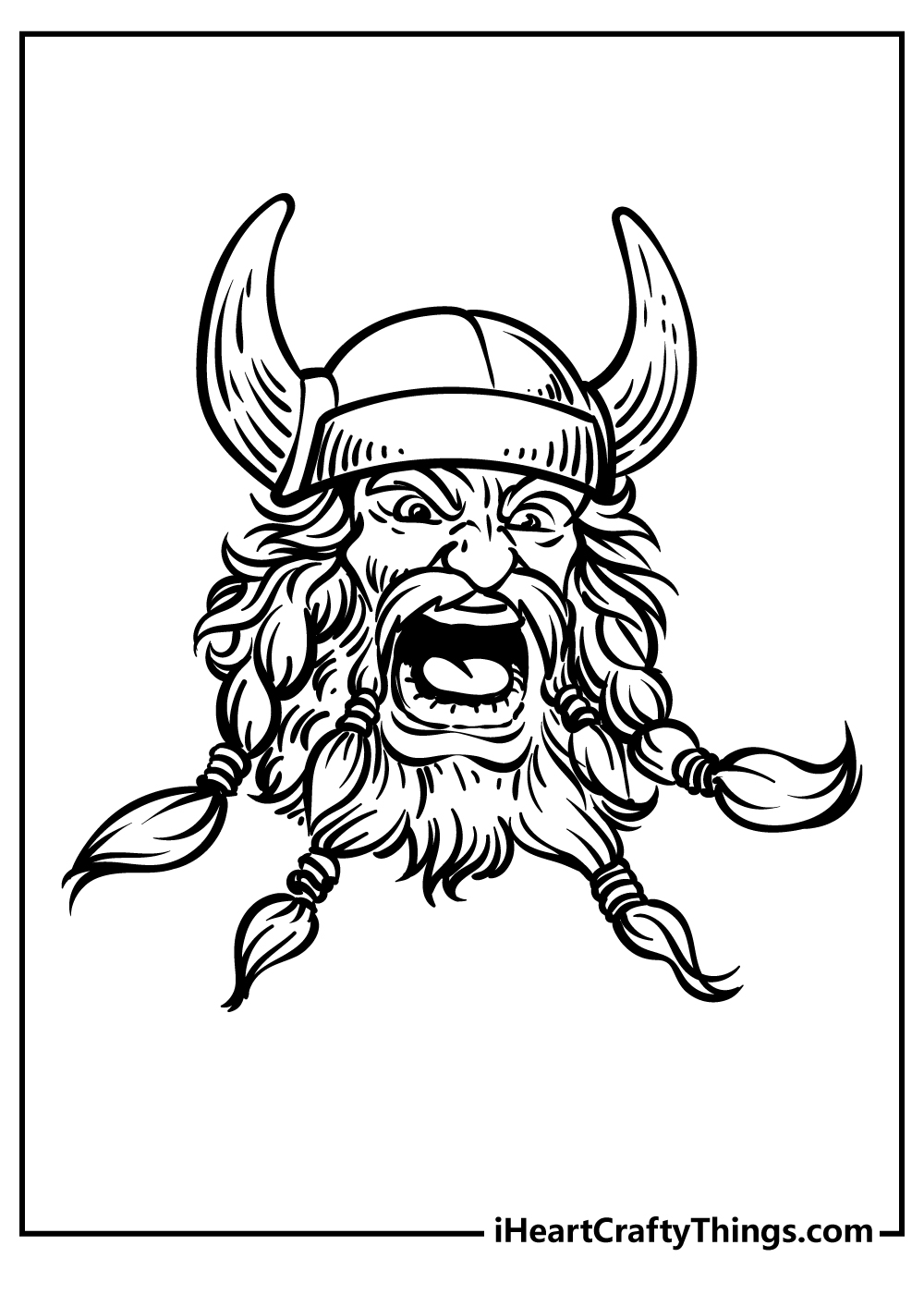 Viking coloring pages free printables