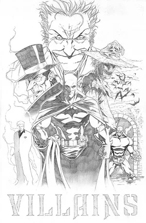 Batman villains coloring pages