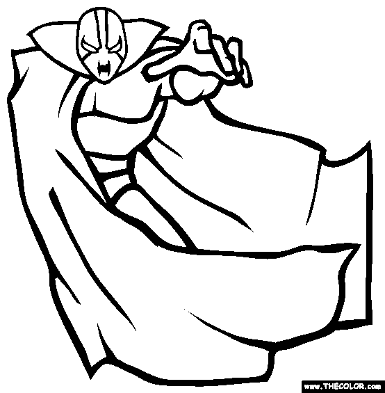 Super villains online coloring pages