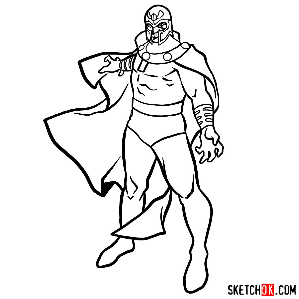 Supervillains coloring pages to print and color