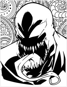 Marvel coloring pages for adults kids