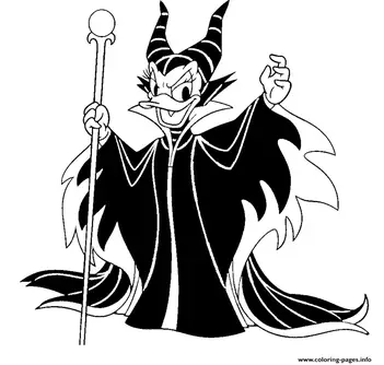 Maleficent coloring pages