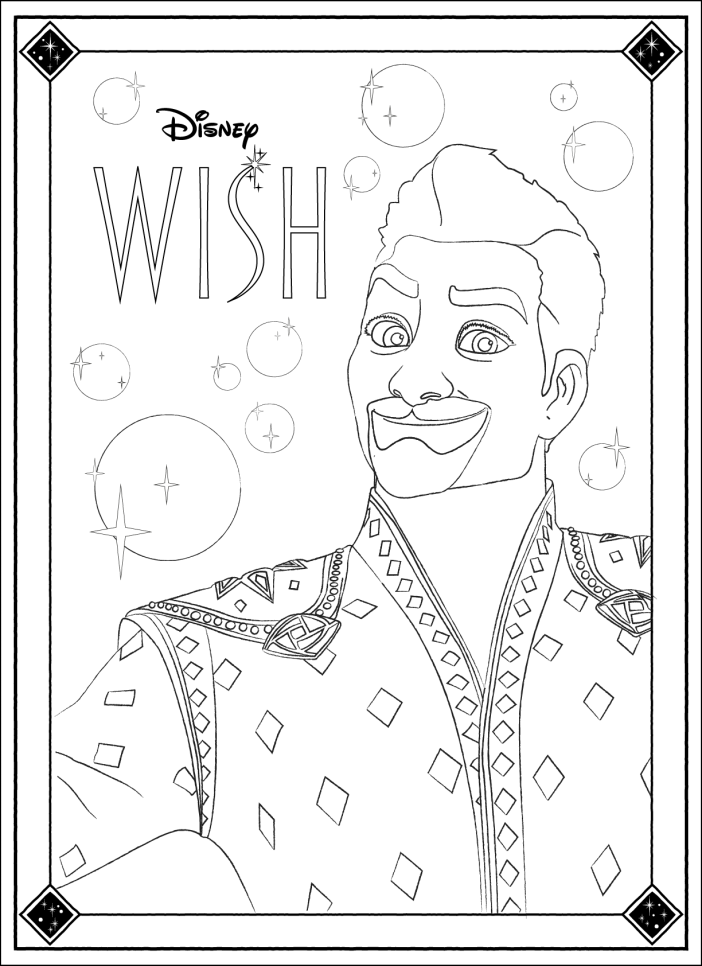 Wish coloring pages