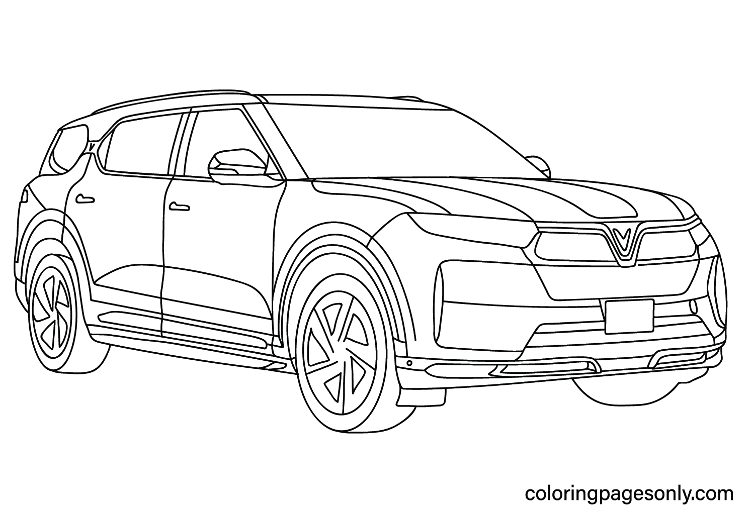 Vinfast coloring pages