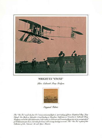 Wright vin fiz print unique aviation gifts