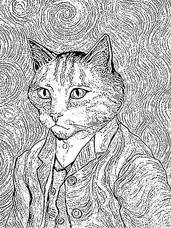 Van gogh kitty