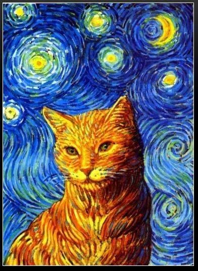 History of art cats in art