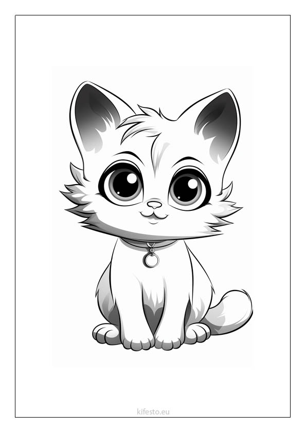 Cat coloring pages free printable coloring sheets for kids