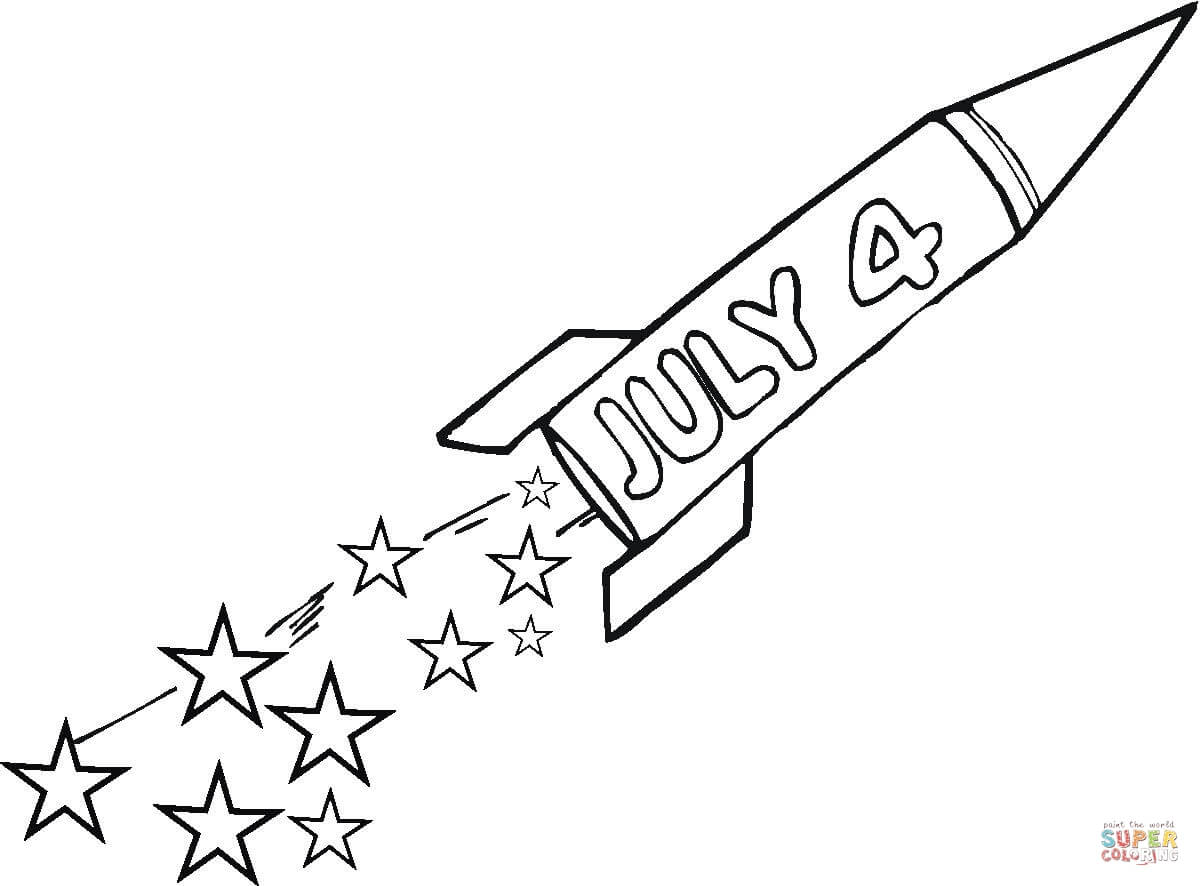 Fourth of july coloring page free printable coloring pages