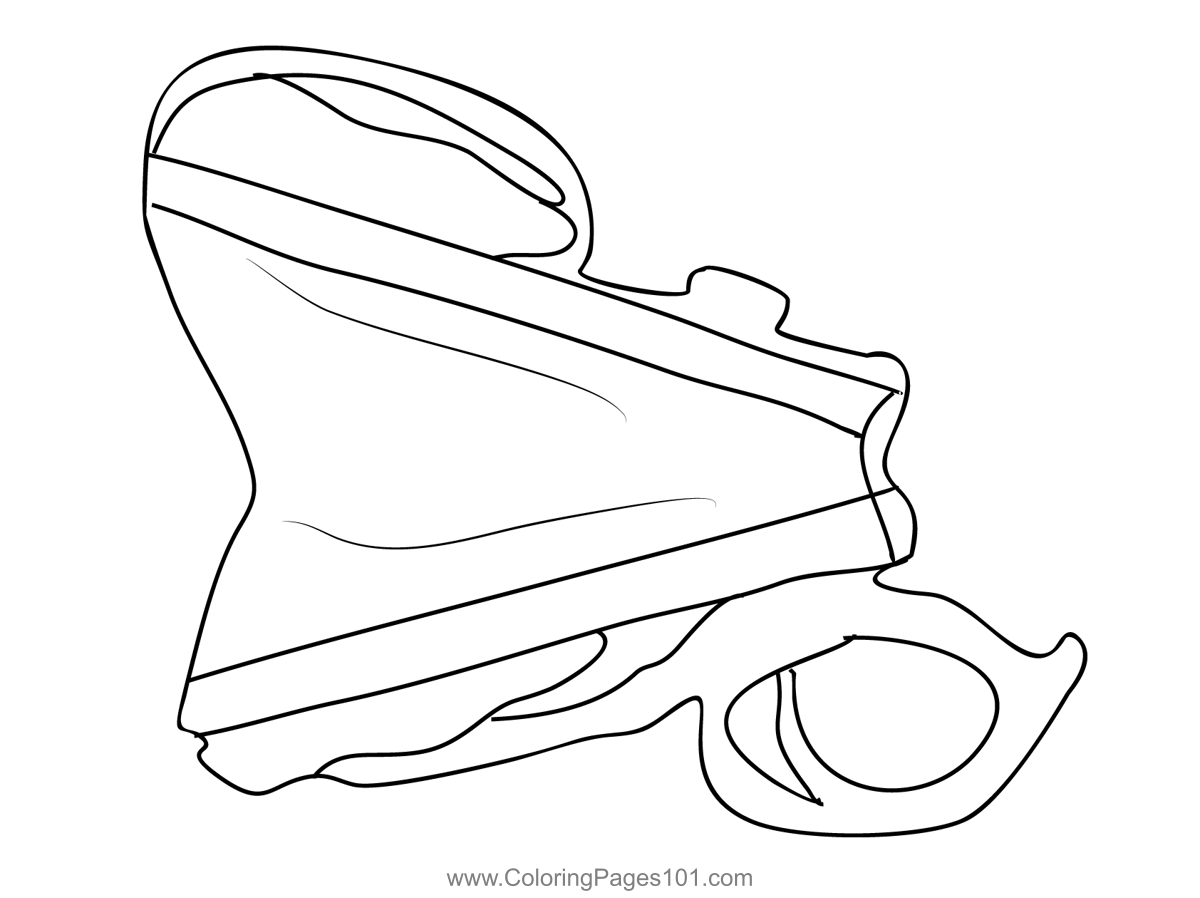 Bag pipes coloring page for kids