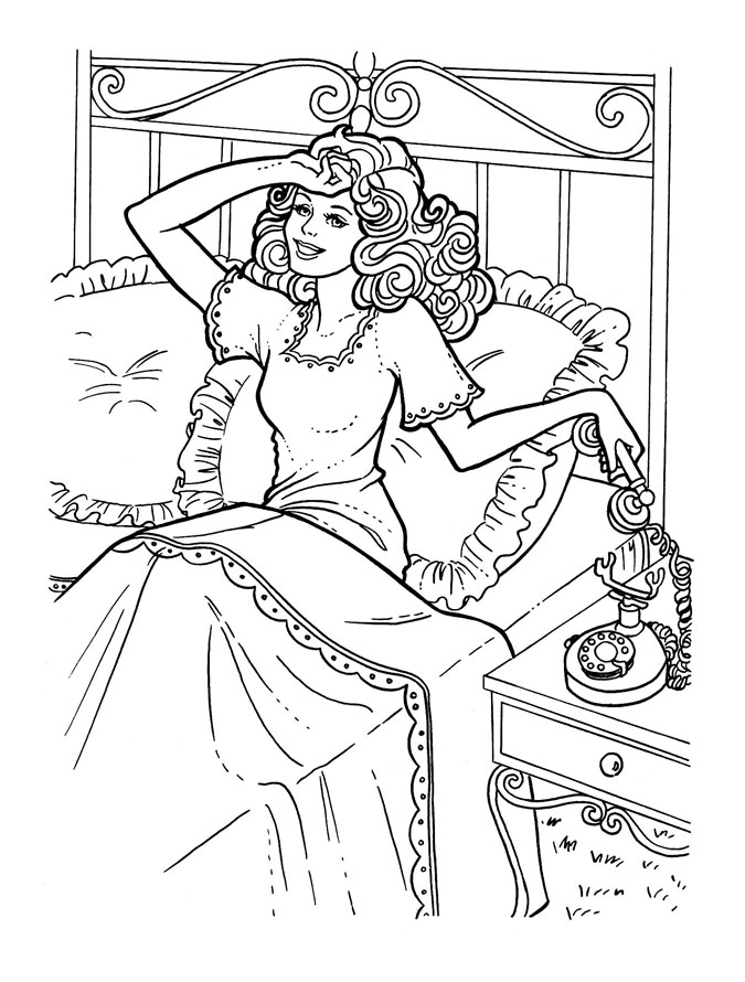 Barbie coloring pages coloring books at retro reprints